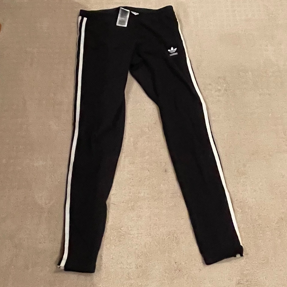 Adidas Adicolor 3-Stripes Tights in Black/White